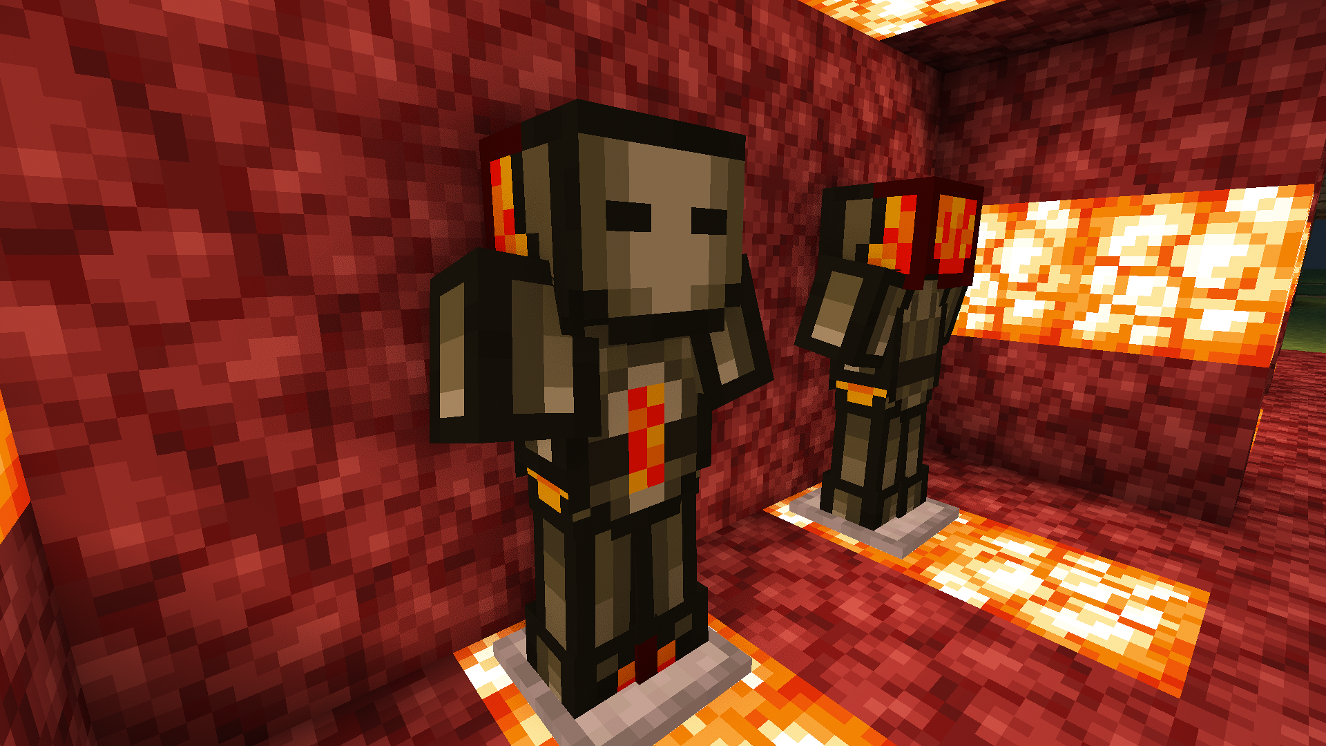 Nether armor (equipped) №2