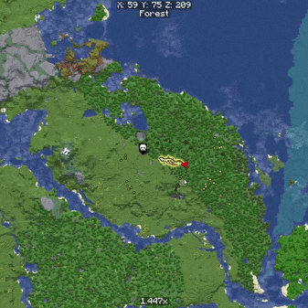 Xaero's World map compatibility
