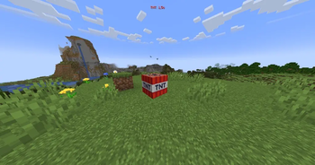 TNT explodes