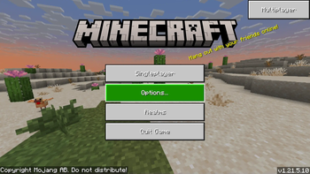 #Main Menu