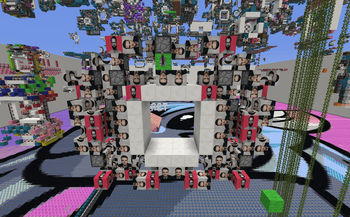 pistons and redstone blocks