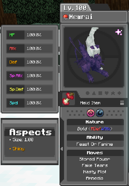 Example of the Information Widgets