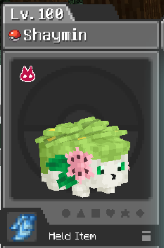 Example of marked pokemon