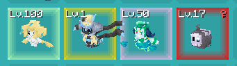 Outlines of pokemon