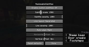 Settings