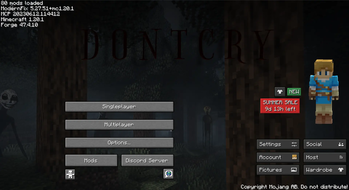 Screen menu