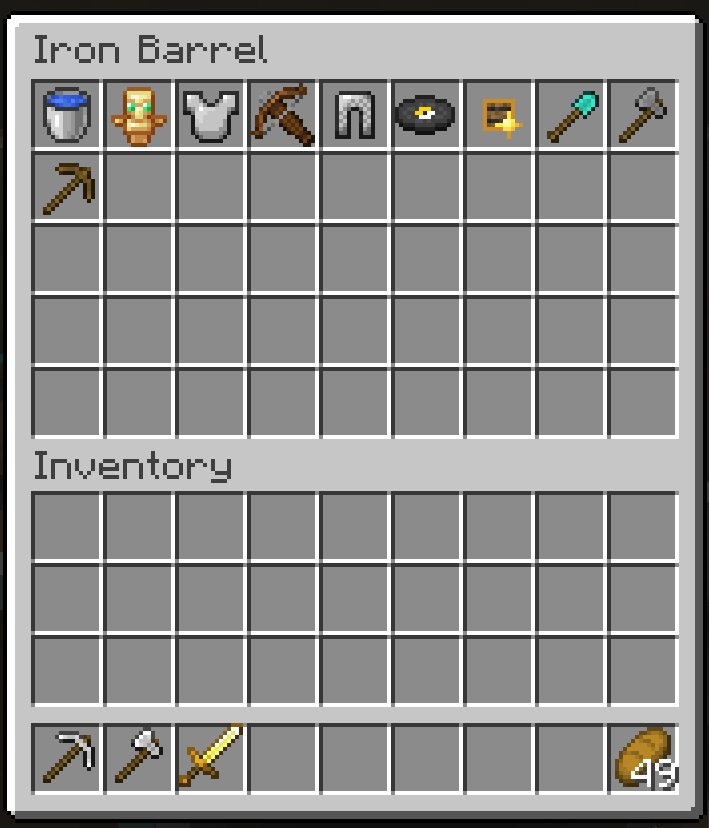 Barrel GUI