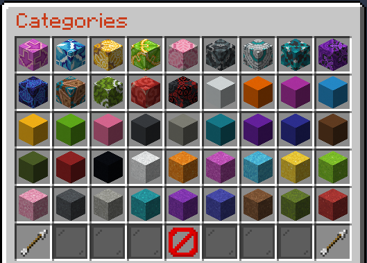 Category Menu