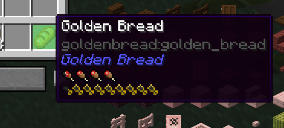 Golden Bread in inventory
