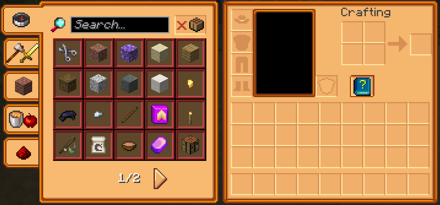 Survival Inventory GUI