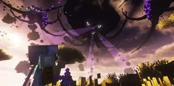 The Witherstorm with shaders