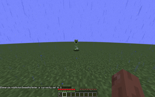 Mob Action Speed Multiplier Example 2