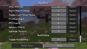 Key Binding for AutoFishing