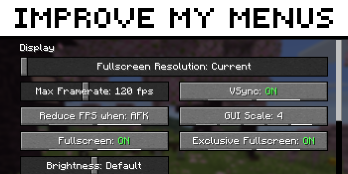 ImproveMyMenus Banner