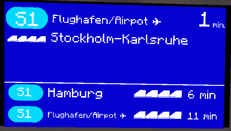 Berlin S-Bahn PIDS