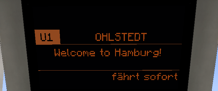 Hamburg Subway PIDS