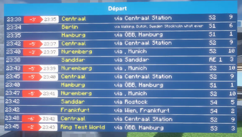SNCB (departure board)