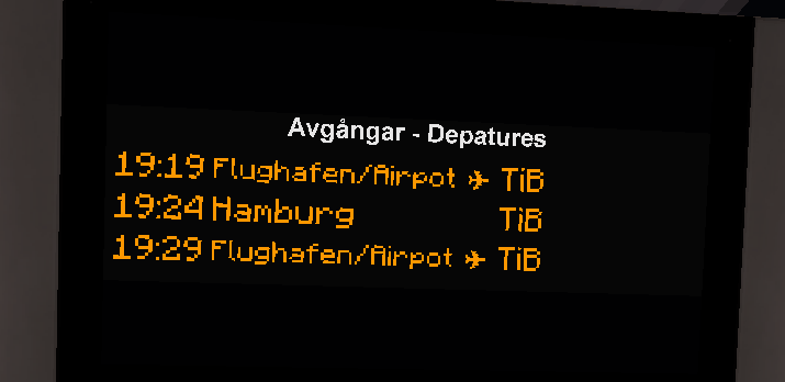 Statens Järnväg PIDS (SJ - Sweden)