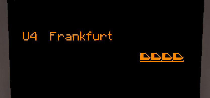 Frankfurt Subway PIDS