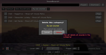 Delete Category