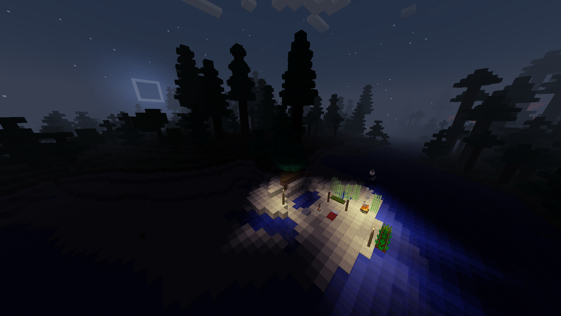 A Small Camp in the Darkness