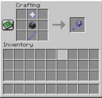 The crafting recipe