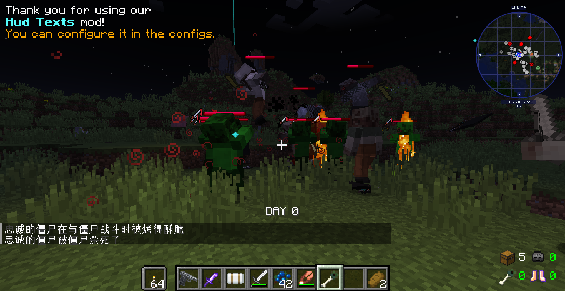 Screenshot modpacku Seven Zero Meow Team's Zombie apocalypse (1/3)