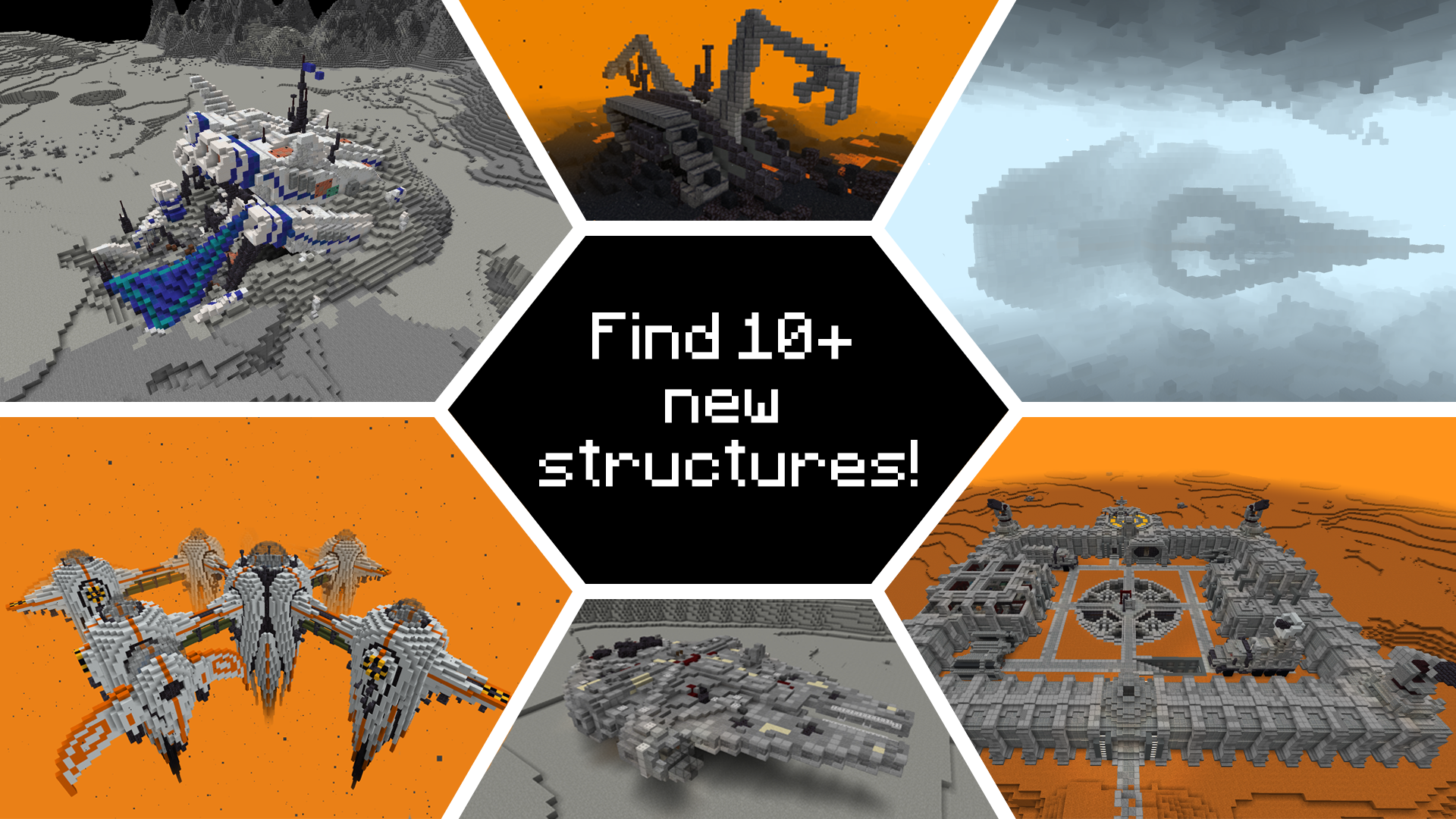 Find over 10 New Structures!
