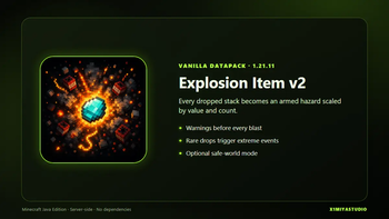 Explosion Item v2 safety overview