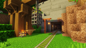 A mineshaft build