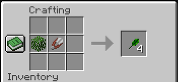 Leaves, but not the block
