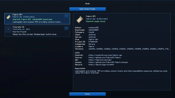 Mods Menu