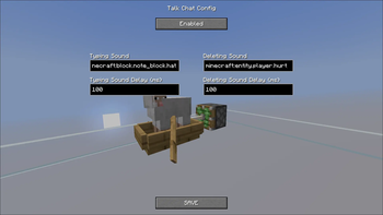 Config menu