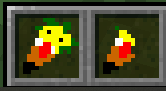The normal and eaten freakcarrot
