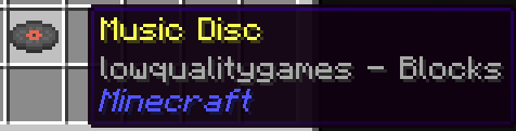 Music Disc - Blocks