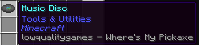 Music Disc - Where's My Pickaxe
