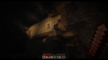 Minecraft has places it forgot to generate correctly.