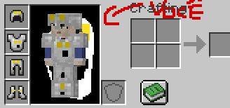 inventory and iron armor