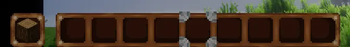 Vanilla+ Spruce Hotbar (with Off hand)