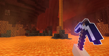 glow in Pickaxe