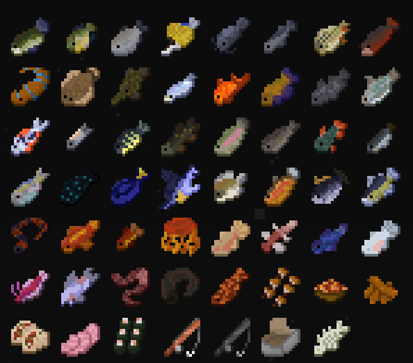 A selection of fish!