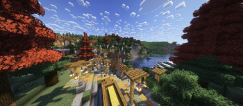 Lakeside Autumn Village