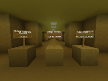 Yellow Wallpaper & Floor Blocks
