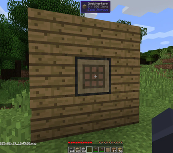 Storage Box in wood planks