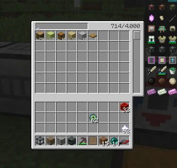 GUI of Storage Box