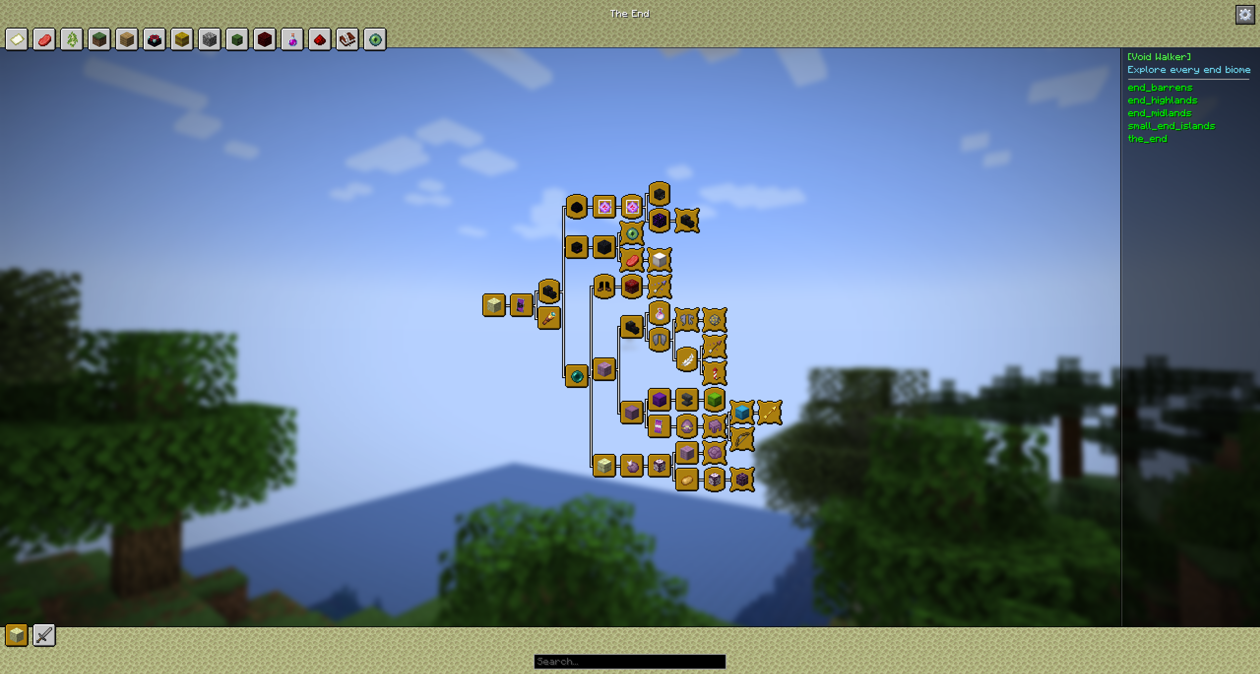 Example of the UI with BACAP