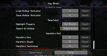 battle key configuration