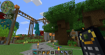 Automatic crops and trees farm