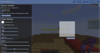 Custom Crosshair Menu (')