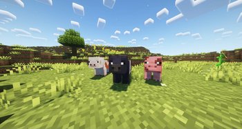 Random pigs (in overworld)